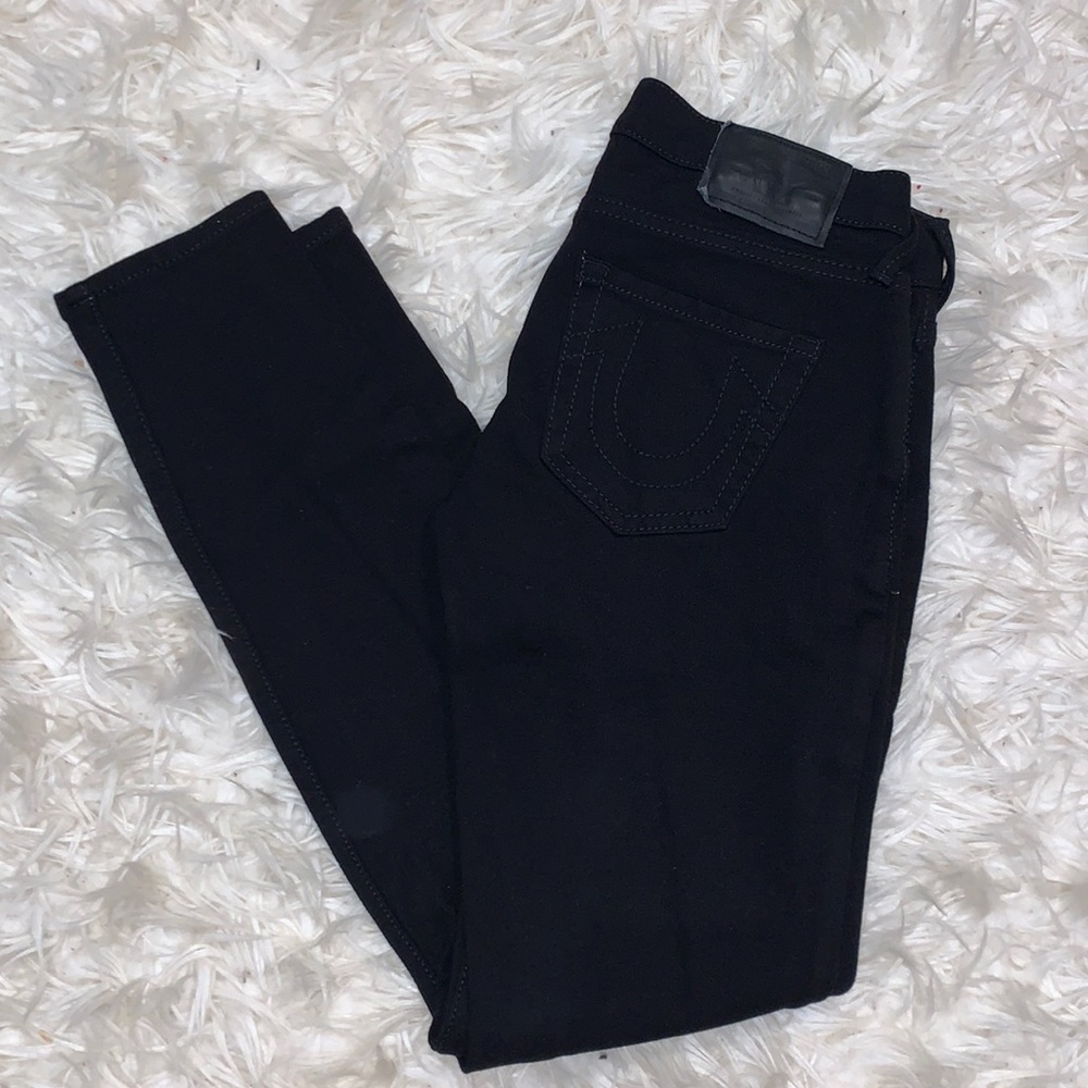 True religion black jeans size 27